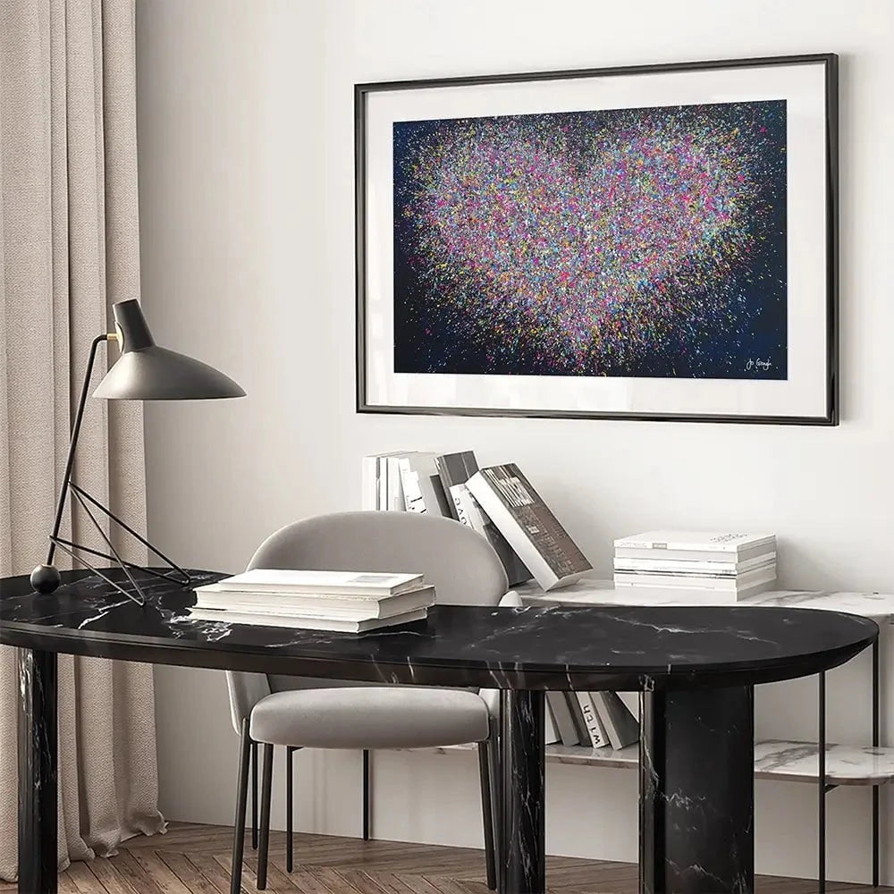 The Happiest Heart Framed Art Print The Happiest Heart Framed Art Print wall art product Jo Gough