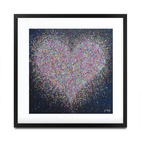 The Happiest Heart Square Framed Art Print The Happiest Heart Square Framed Art Print wall art product Jo Gough