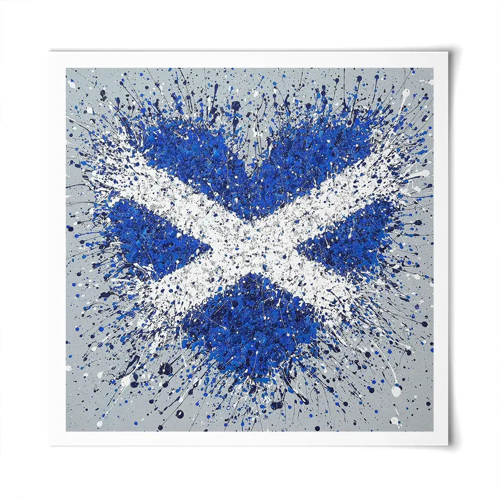 The Heart Of Scotland Square Art Print The Heart Of Scotland Square Art Print wall art product Jo Gough