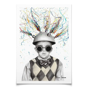The Ideas Boy Art Print The Ideas Boy Art Print wall art product Ashvin Harrison