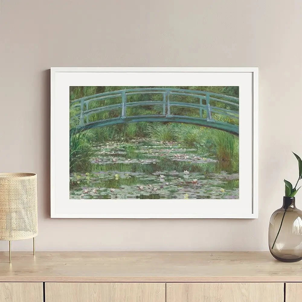 The Japanese Footbridge Framed Art Print The Japanese Footbridge Framed Art Print wall art product Everett Collection / Shutterstock