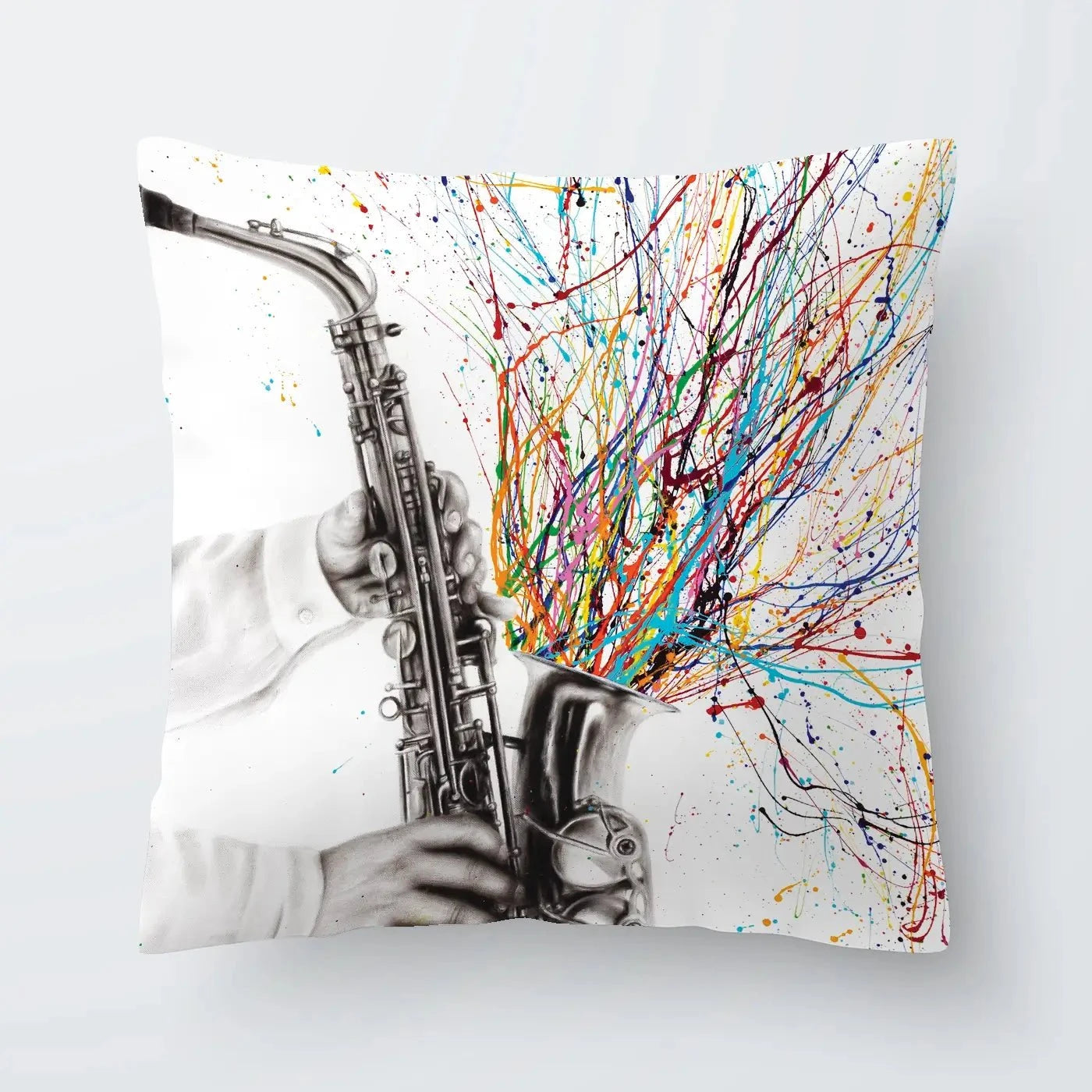 The Jazz Saxophone Cushion The Jazz Saxophone Cushion wall art product Ashvin Harrison