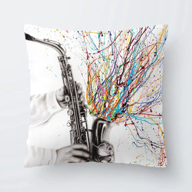 The Jazz Saxophone Cushion The Jazz Saxophone Cushion wall art product Ashvin Harrison