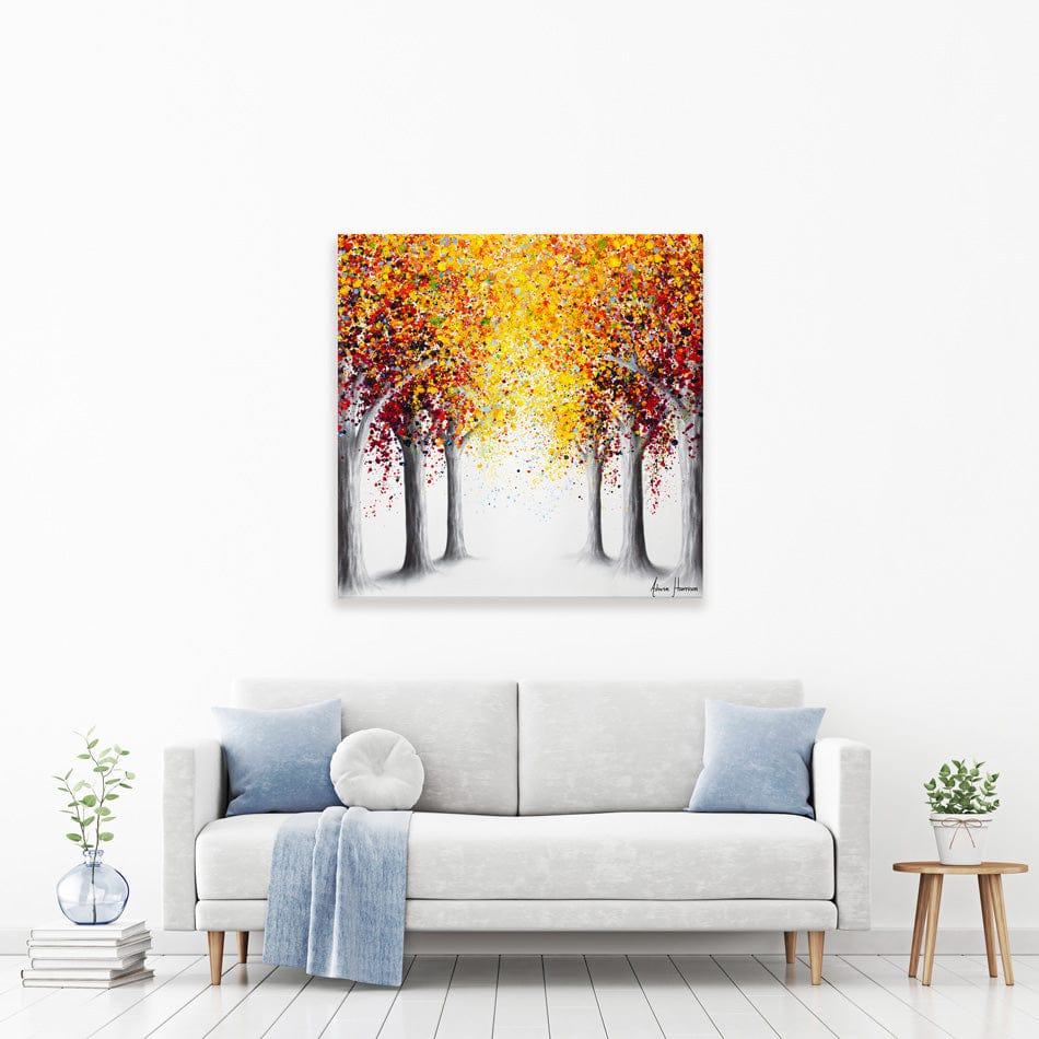 The Journey Continues Square Canvas Print wall art product Ashvin Harrison