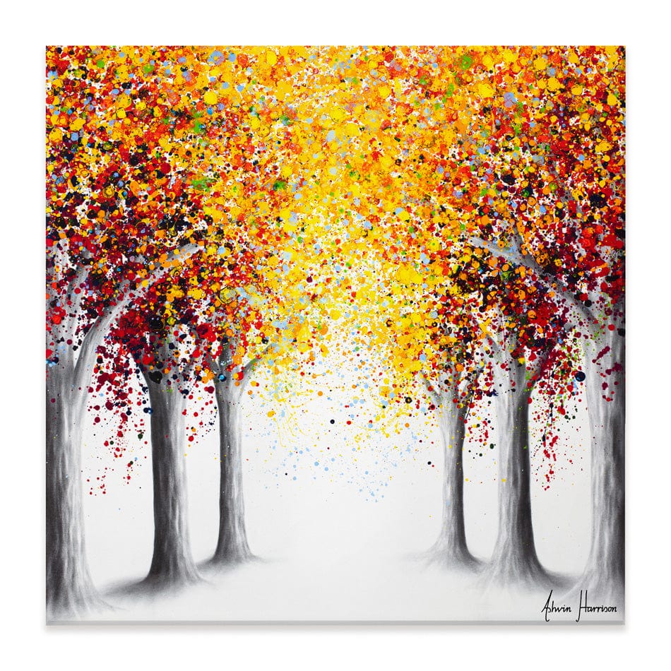 The Journey Continues Square Canvas Print wall art product Ashvin Harrison