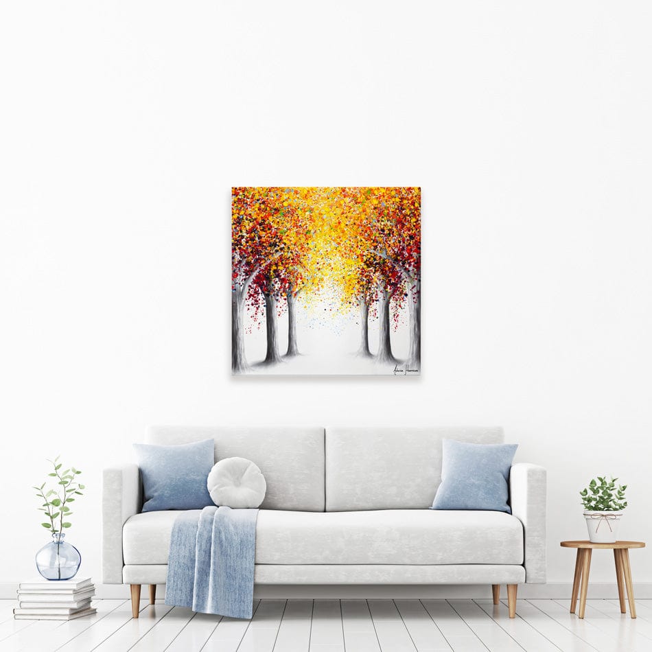 The Journey Continues Square Canvas Print wall art product Ashvin Harrison