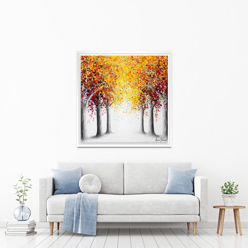 The Journey Continues Square Canvas Print wall art product Ashvin Harrison