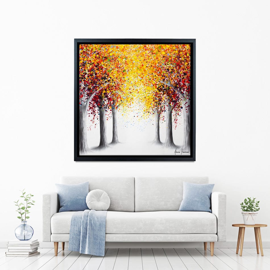 The Journey Continues Square Canvas Print wall art product Ashvin Harrison