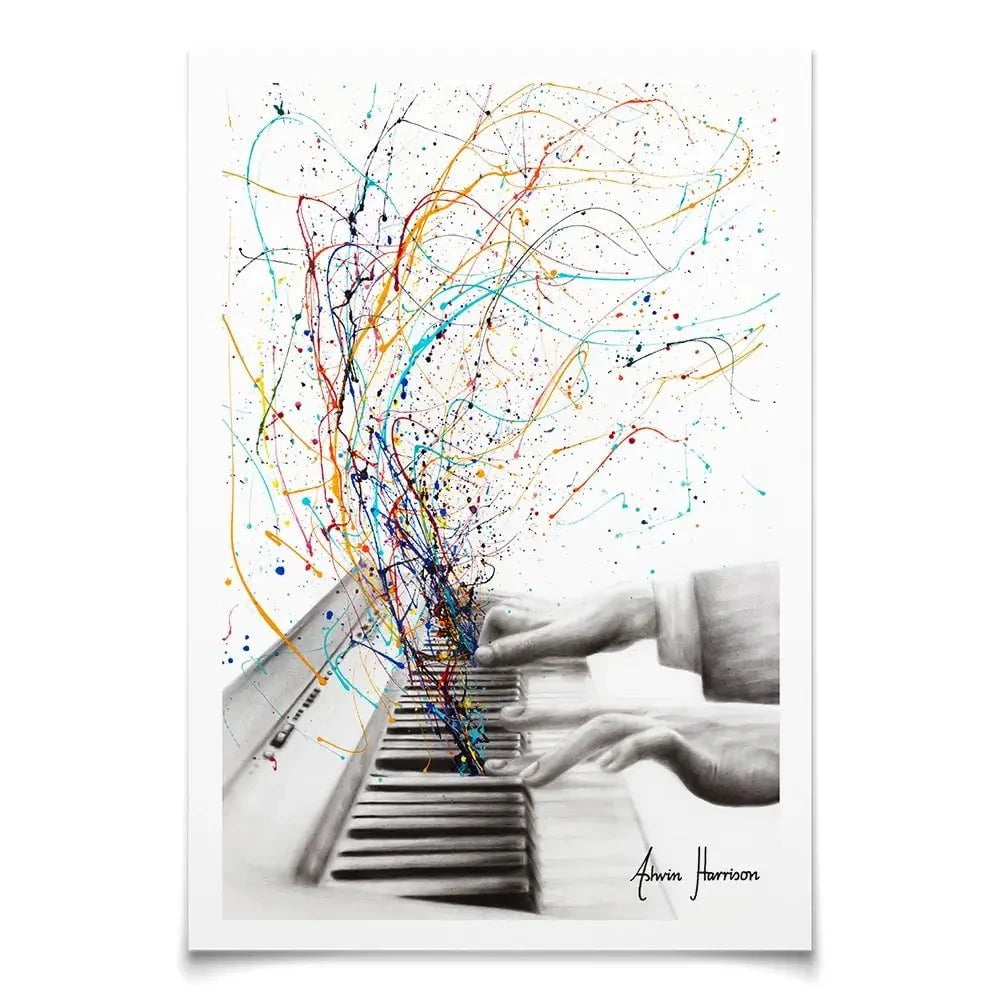 The Keyboard Solo Art Print The Keyboard Solo Art Print wall art product Ashvin Harrison