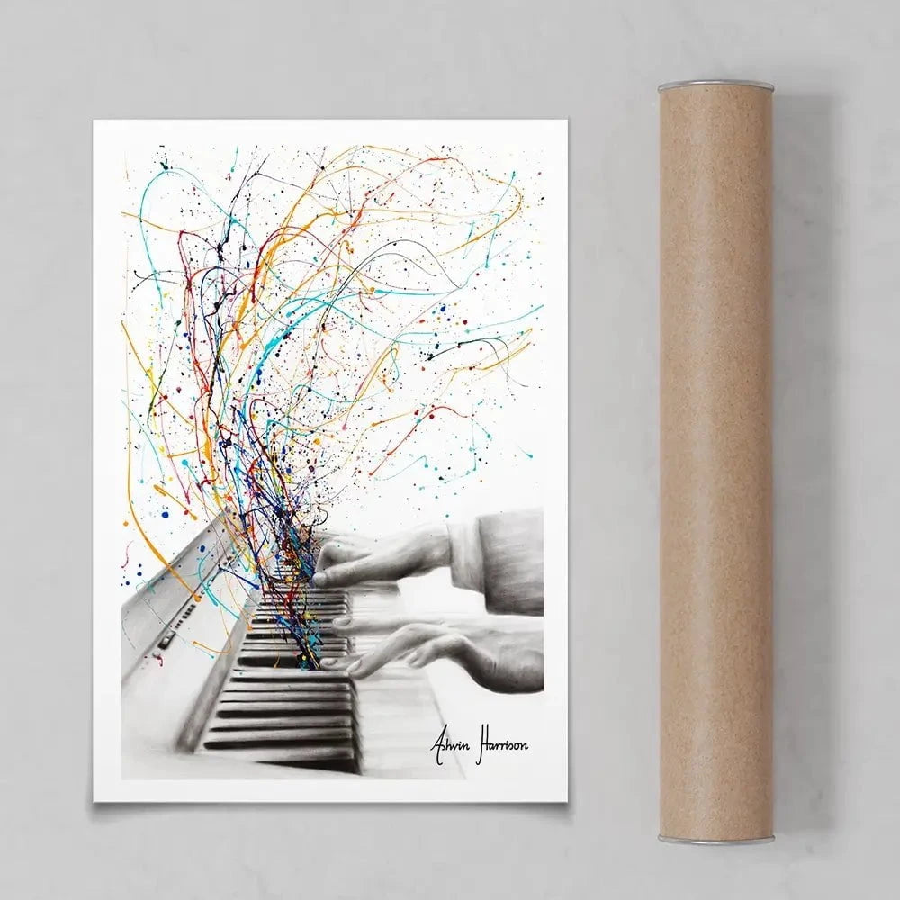 The Keyboard Solo Art Print The Keyboard Solo Art Print wall art product Ashvin Harrison