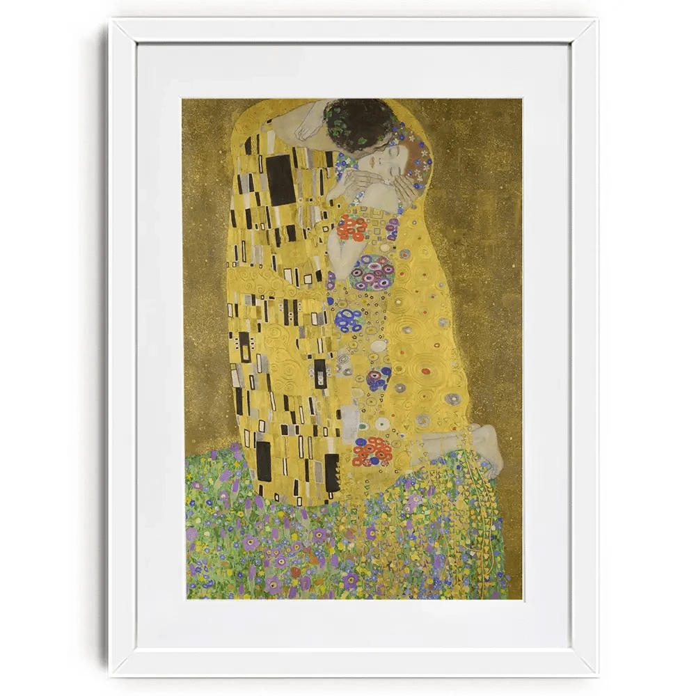 The Kiss Framed Art Print The Kiss Framed Art Print | The Kiss Framed Print | The Kiss Artwork wall art product Gustav Klimt
