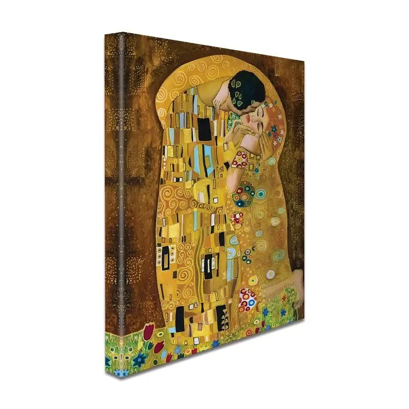 The Kiss Reimagined Canvas Print The Kiss Canvas Print | The Kiss Canvas Art | The Kiss Canvas Artwork wall art product Liliya Kulianionak / Shutterstock