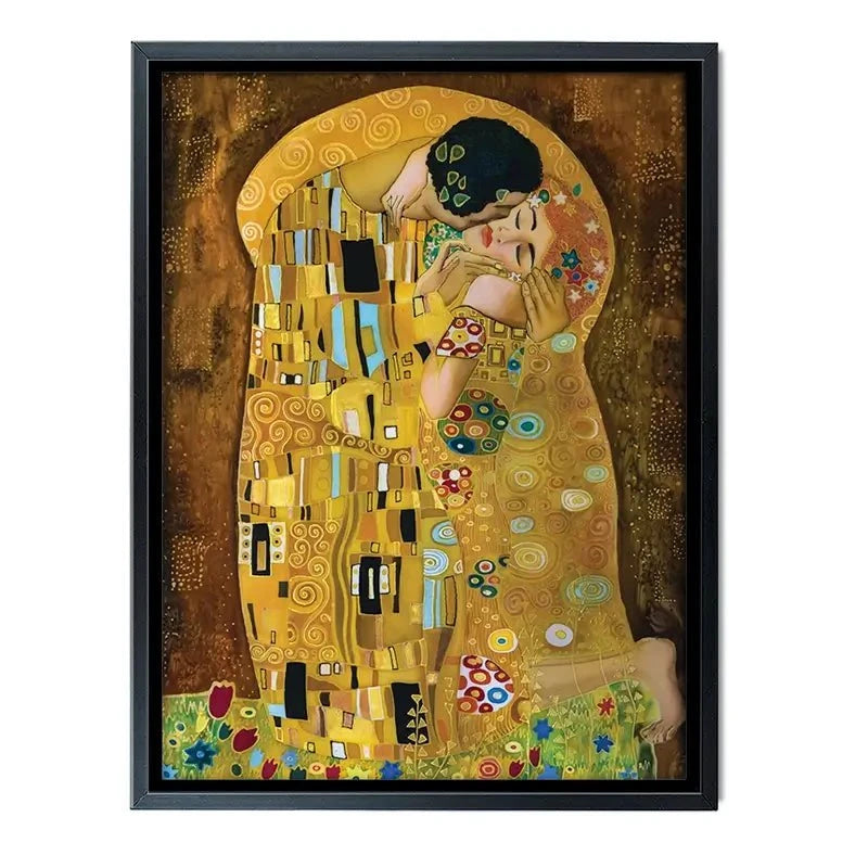 The Kiss Reimagined Canvas Print The Kiss Canvas Print | The Kiss Canvas Art | The Kiss Canvas Artwork wall art product Liliya Kulianionak / Shutterstock