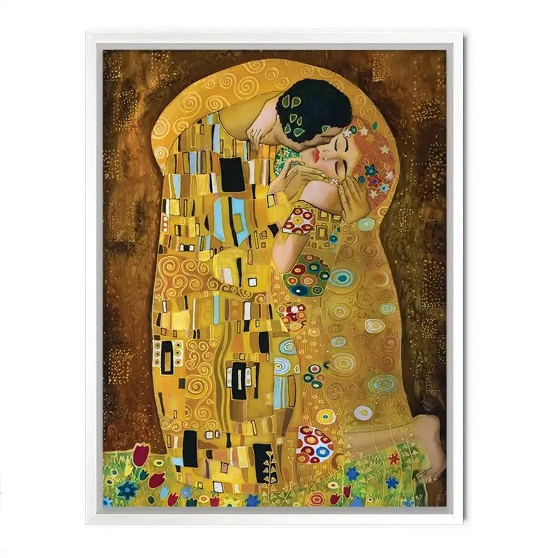The Kiss Reimagined Canvas Print The Kiss Canvas Print | The Kiss Canvas Art | The Kiss Canvas Artwork wall art product Liliya Kulianionak / Shutterstock