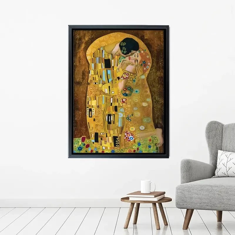 The Kiss Reimagined Canvas Print The Kiss Canvas Print | The Kiss Canvas Art | The Kiss Canvas Artwork wall art product Liliya Kulianionak / Shutterstock