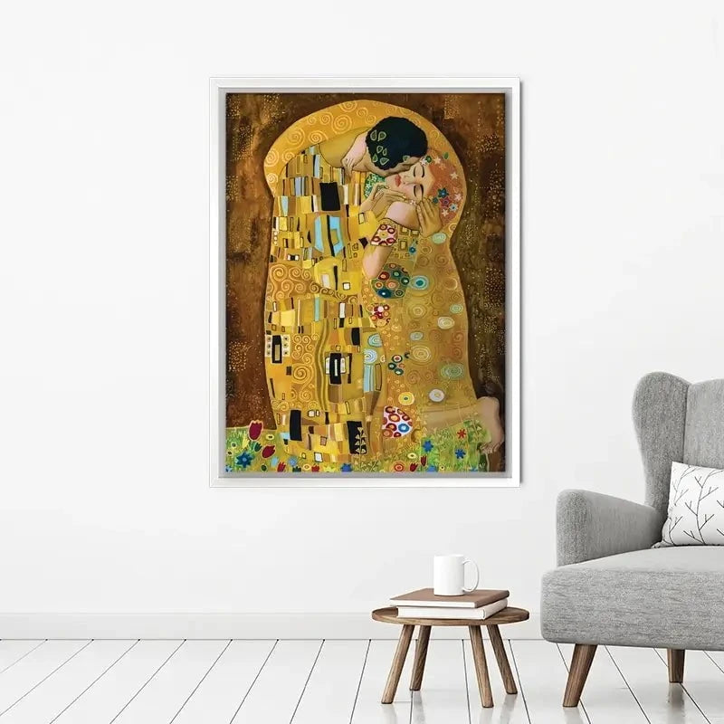 The Kiss Reimagined Canvas Print The Kiss Canvas Print | The Kiss Canvas Art | The Kiss Canvas Artwork wall art product Liliya Kulianionak / Shutterstock