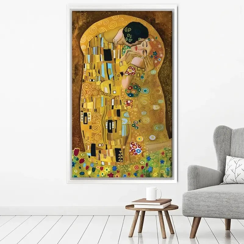 The Kiss Reimagined Canvas Print The Kiss Canvas Print | The Kiss Canvas Art | The Kiss Canvas Artwork wall art product Liliya Kulianionak / Shutterstock