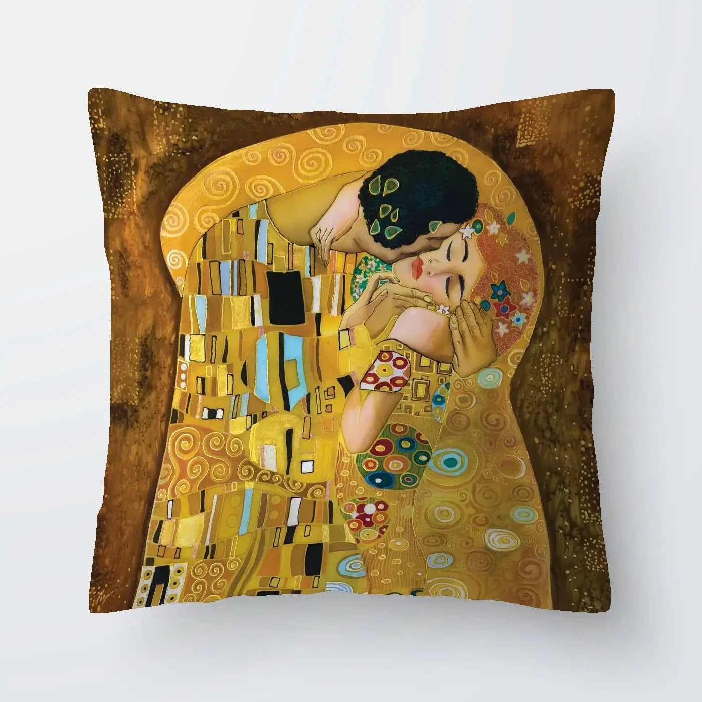 The Kiss Reimagined Cushion The Kiss Reimagined Cushion wall art product Liliya Kulianionak / Shutterstock