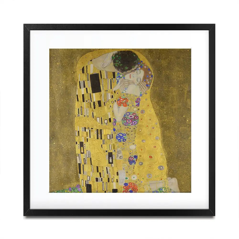 The Kiss Square Framed Art Print The Kiss Square Framed Art Print wall art product Gustav Klimt