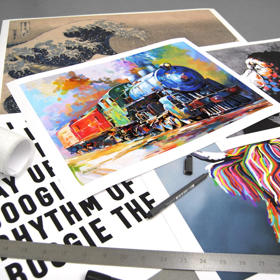 The Last Train Art Print wall art product Leon Devenice