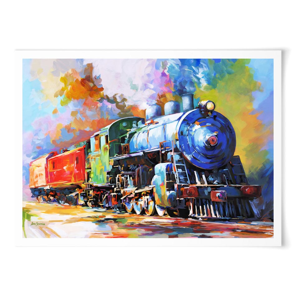 The Last Train Art Print wall art product Leon Devenice