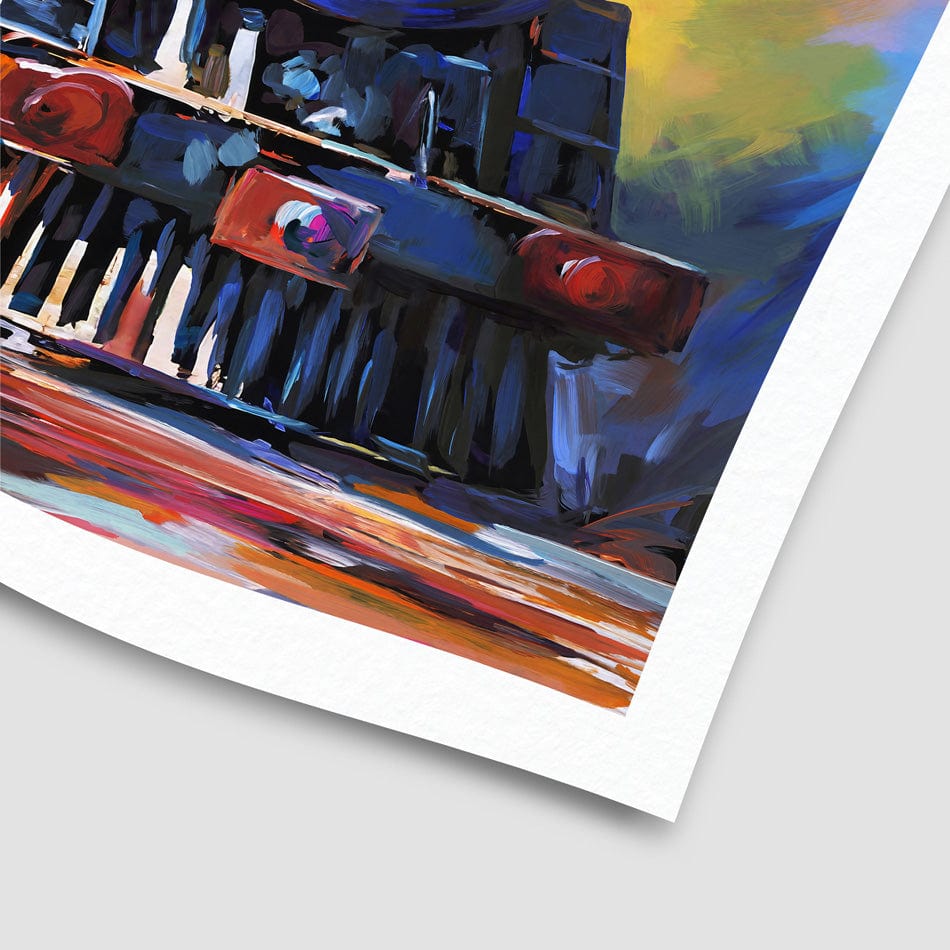 The Last Train Art Print wall art product Leon Devenice