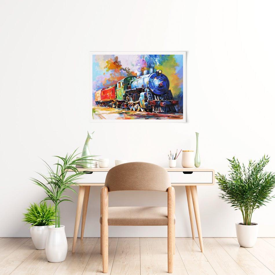 The Last Train Art Print wall art product Leon Devenice
