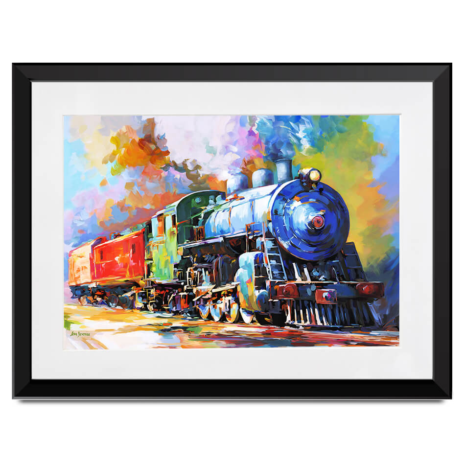 The Last Train Framed Art Print The Last Train Framed Art Print wall art product Leon Devenice
