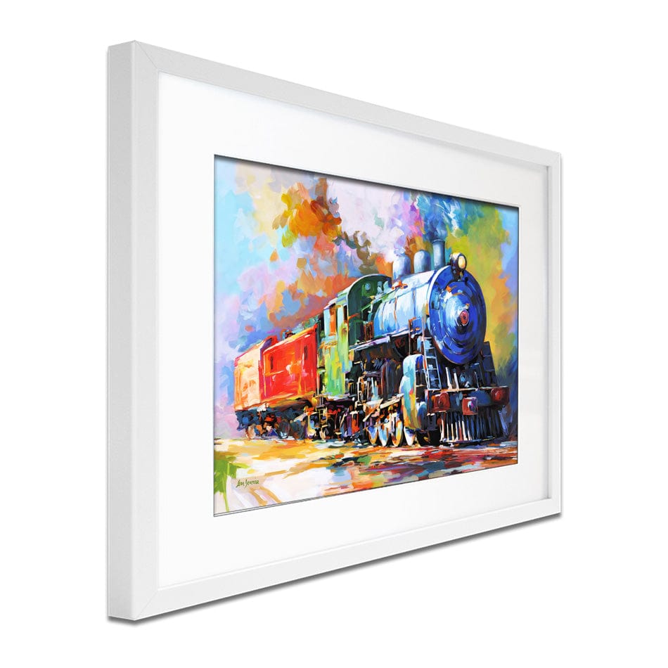 The Last Train Framed Art Print wall art product Leon Devenice