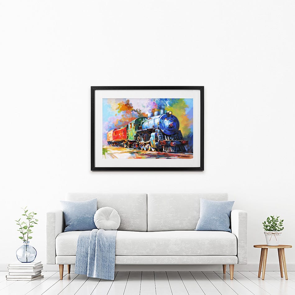 The Last Train Framed Art Print wall art product Leon Devenice