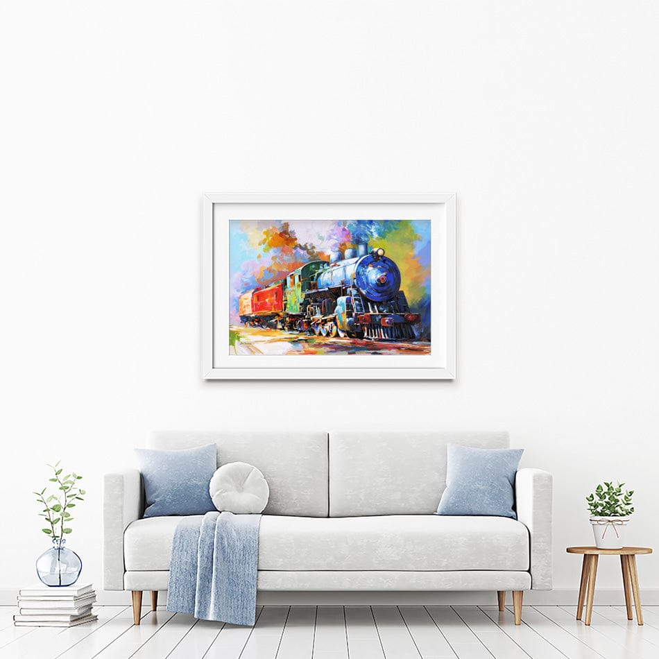 The Last Train Framed Art Print wall art product Leon Devenice
