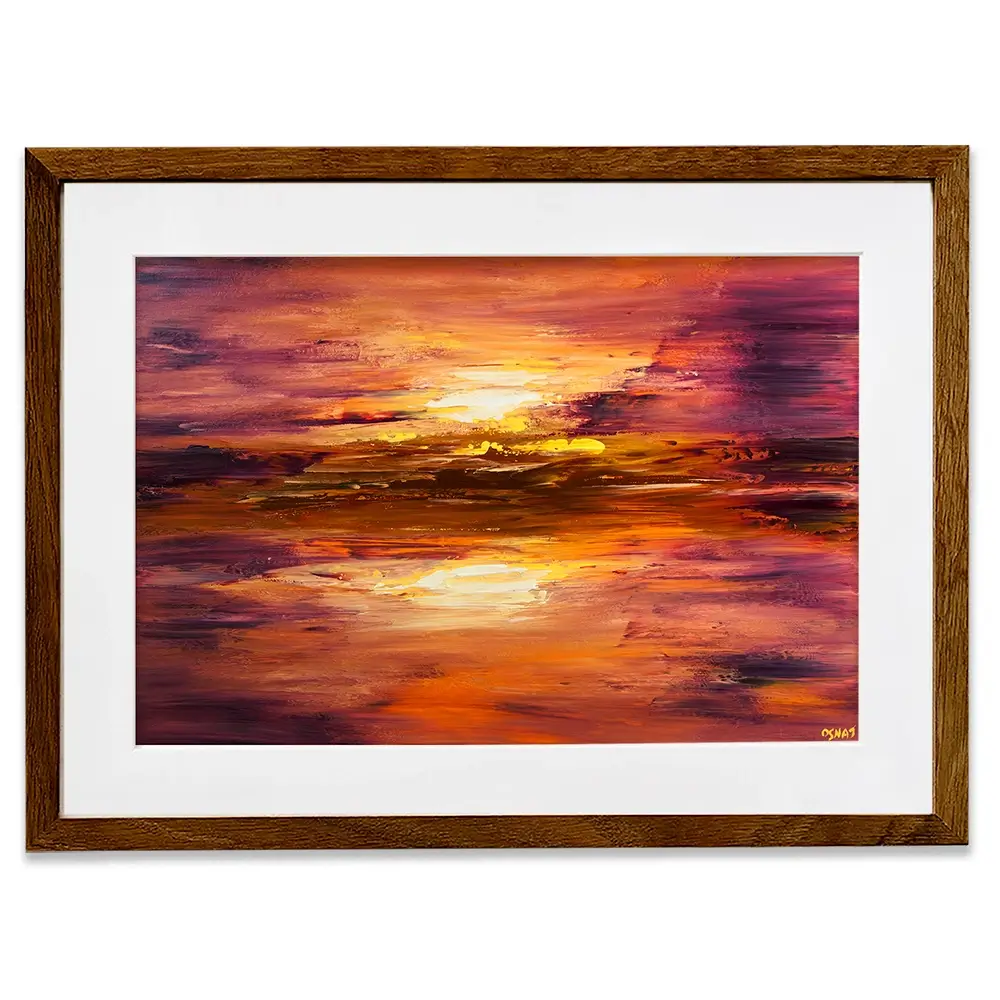 The Light Framed Art Print The Light Framed Art Print wall art product Osnat Tzadok
