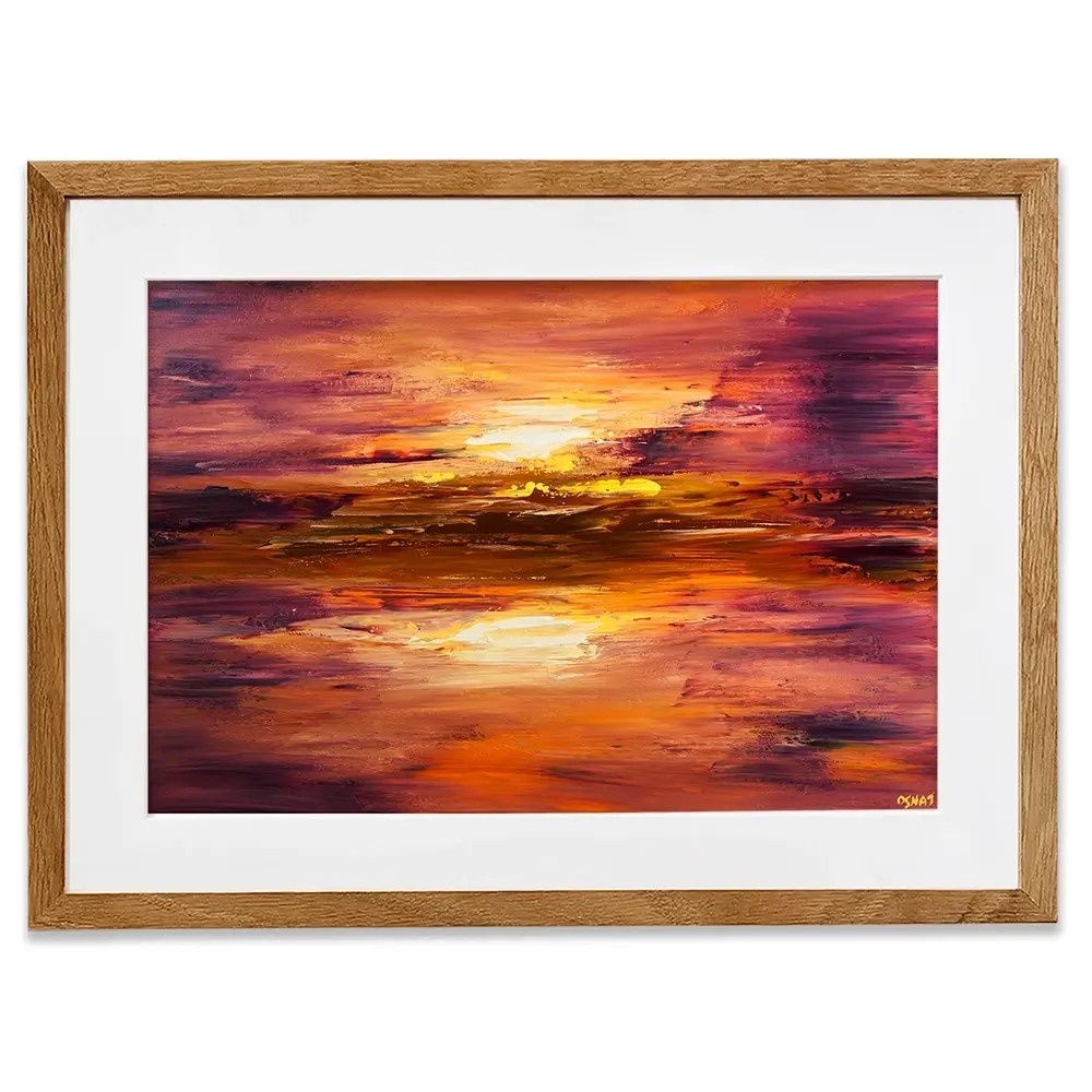 The Light Framed Art Print The Light Framed Art Print wall art product Osnat Tzadok