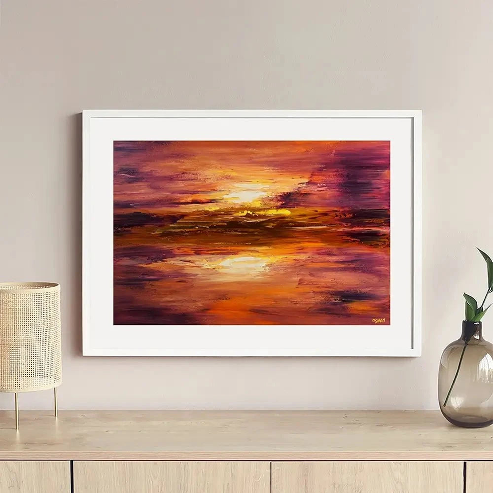 The Light Framed Art Print The Light Framed Art Print wall art product Osnat Tzadok