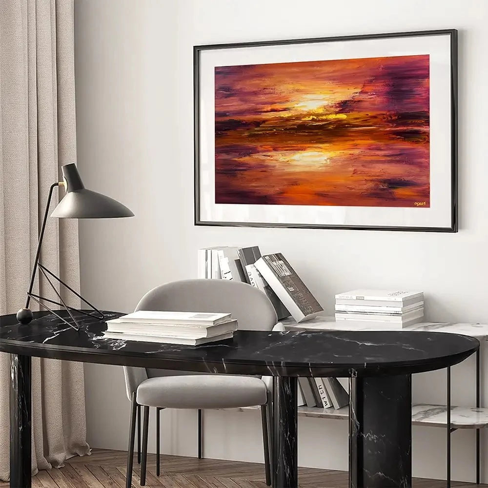 The Light Framed Art Print The Light Framed Art Print wall art product Osnat Tzadok
