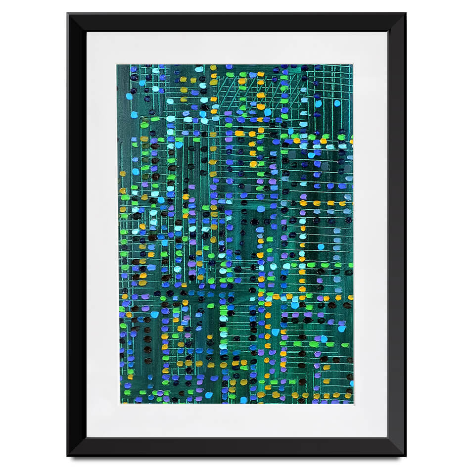 The Matrix Framed Art Print The Matrix Framed Art Print wall art product Ekaterina Ermilkina