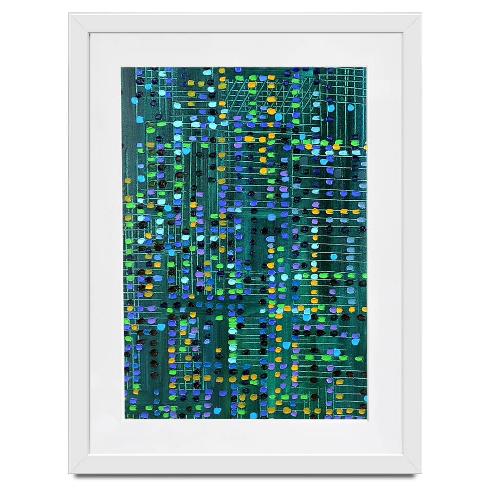 The Matrix Framed Art Print The Matrix Framed Art Print wall art product Ekaterina Ermilkina