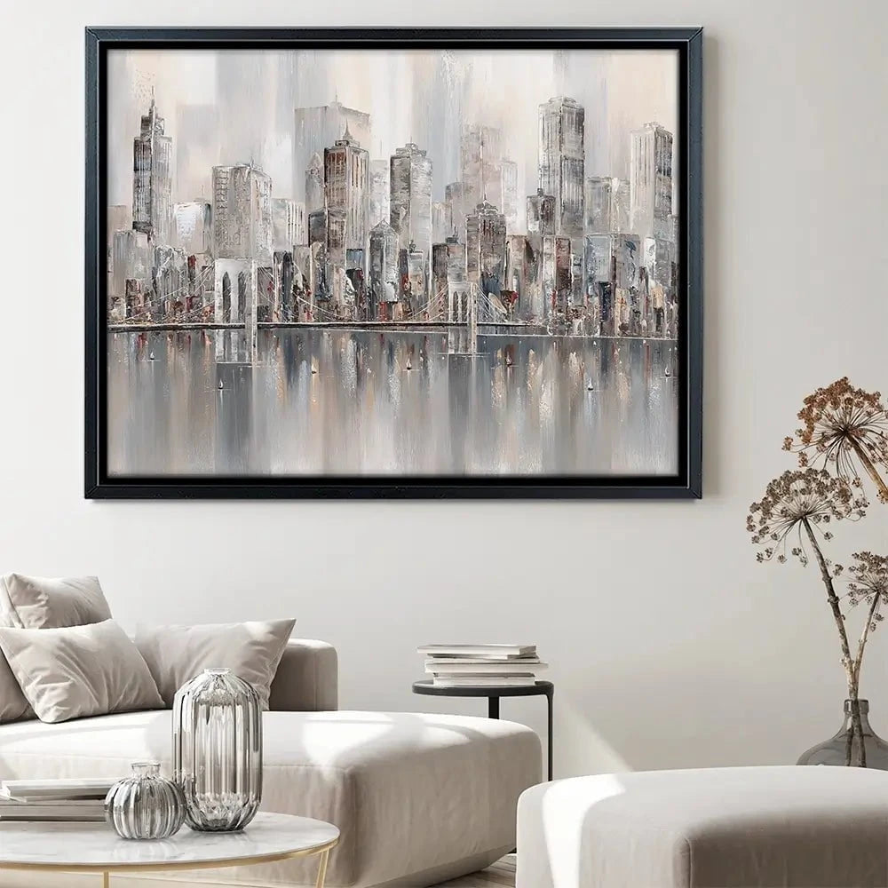 The New York Skyline Canvas Print The New York Skyline Canvas Print wall art product Isabella Karolewicz