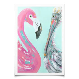 The Odd Couple Art Print The Odd Couple Art Print wall art product Estelle Grengs - Independent