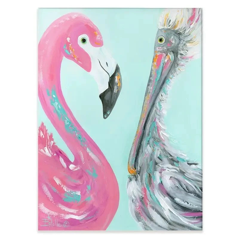 The Odd Couple Canvas Print The Odd Couple Canvas Print wall art product Estelle Grengs - Independent