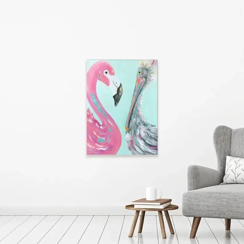 The Odd Couple Canvas Print The Odd Couple Canvas Print wall art product Estelle Grengs - Independent
