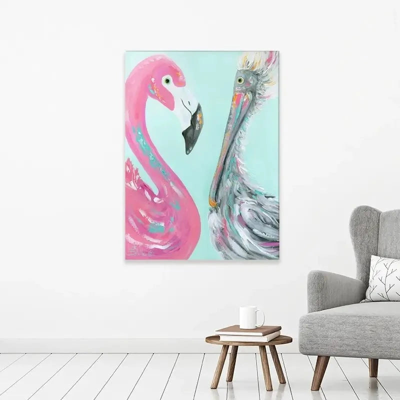 The Odd Couple Canvas Print The Odd Couple Canvas Print wall art product Estelle Grengs - Independent