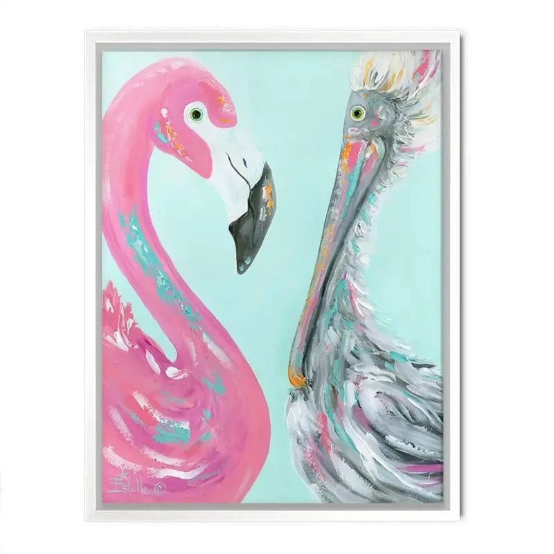 The Odd Couple Canvas Print The Odd Couple Canvas Print wall art product Estelle Grengs - Independent