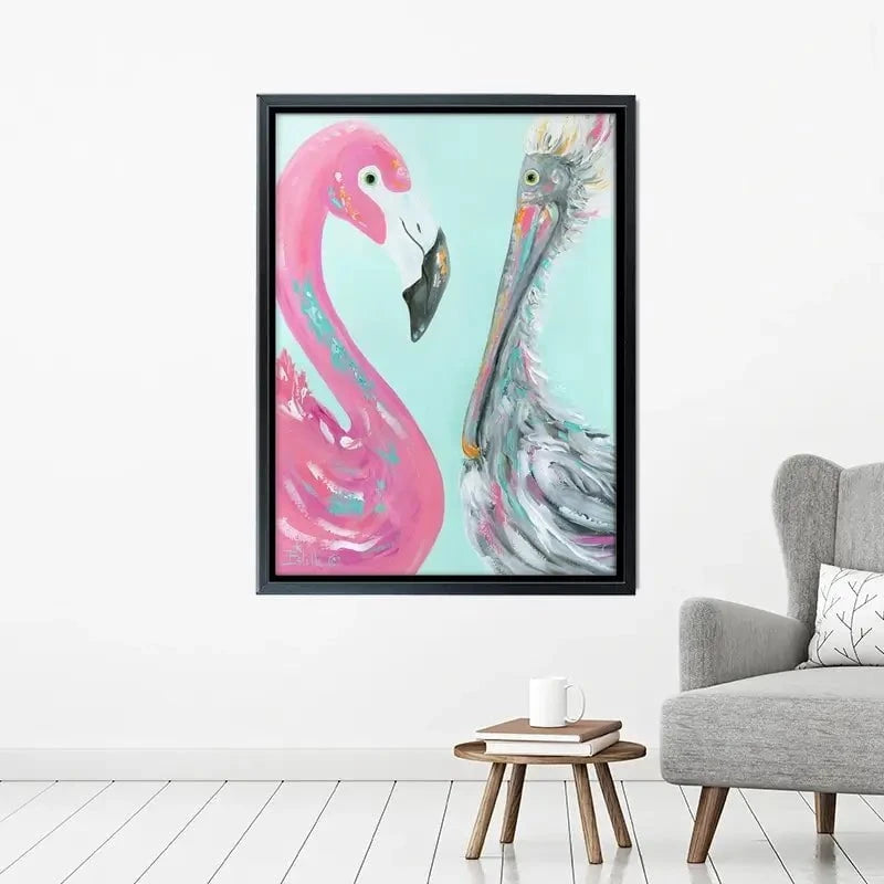 The Odd Couple Canvas Print The Odd Couple Canvas Print wall art product Estelle Grengs - Independent