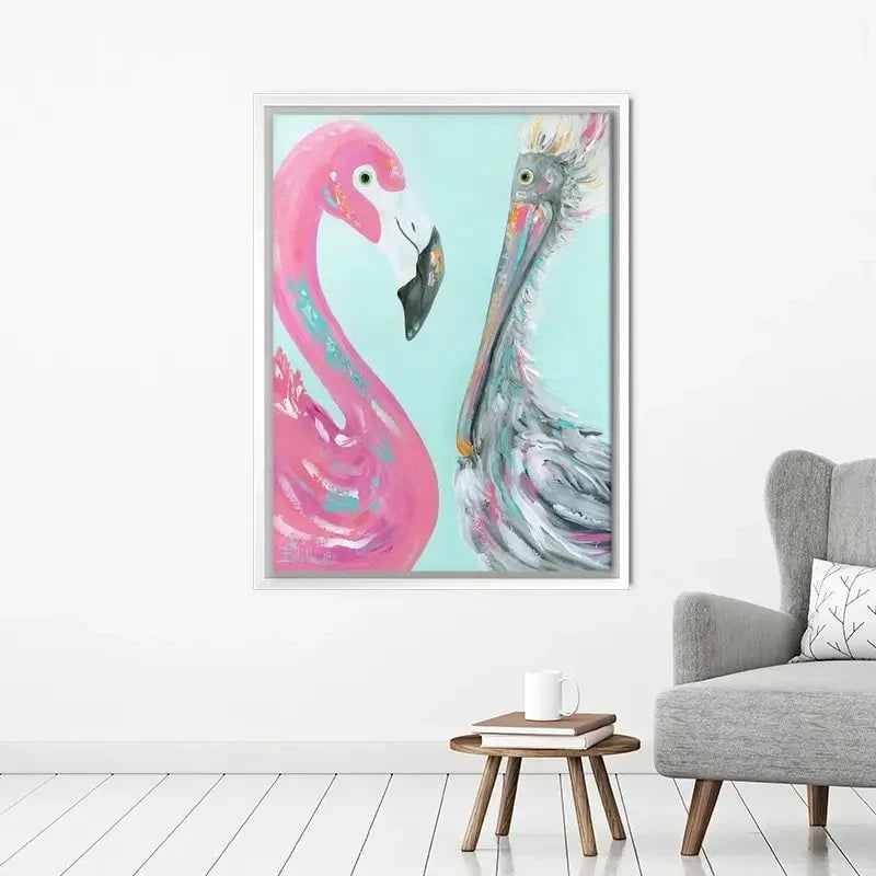 The Odd Couple Canvas Print The Odd Couple Canvas Print wall art product Estelle Grengs - Independent