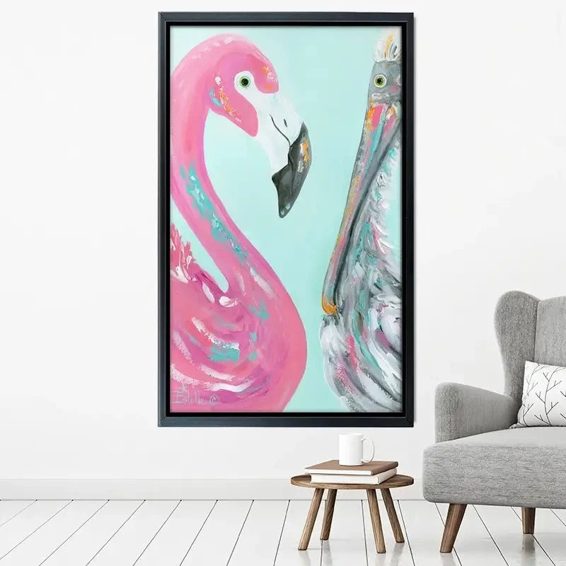 The Odd Couple Canvas Print The Odd Couple Canvas Print wall art product Estelle Grengs - Independent