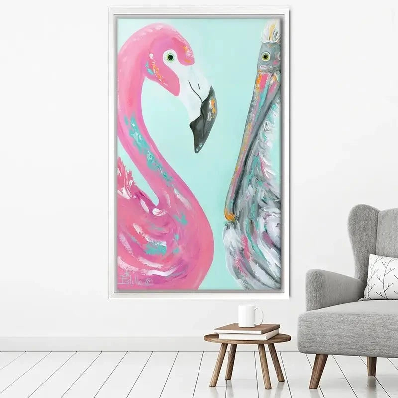 The Odd Couple Canvas Print The Odd Couple Canvas Print wall art product Estelle Grengs - Independent