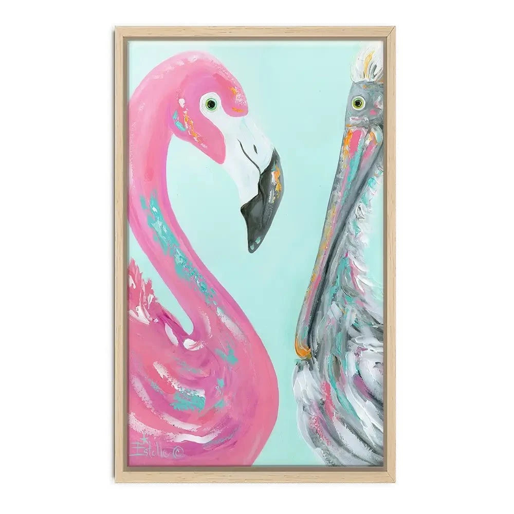 The Odd Couple Canvas Print The Odd Couple Canvas Print wall art product Estelle Grengs - Independent