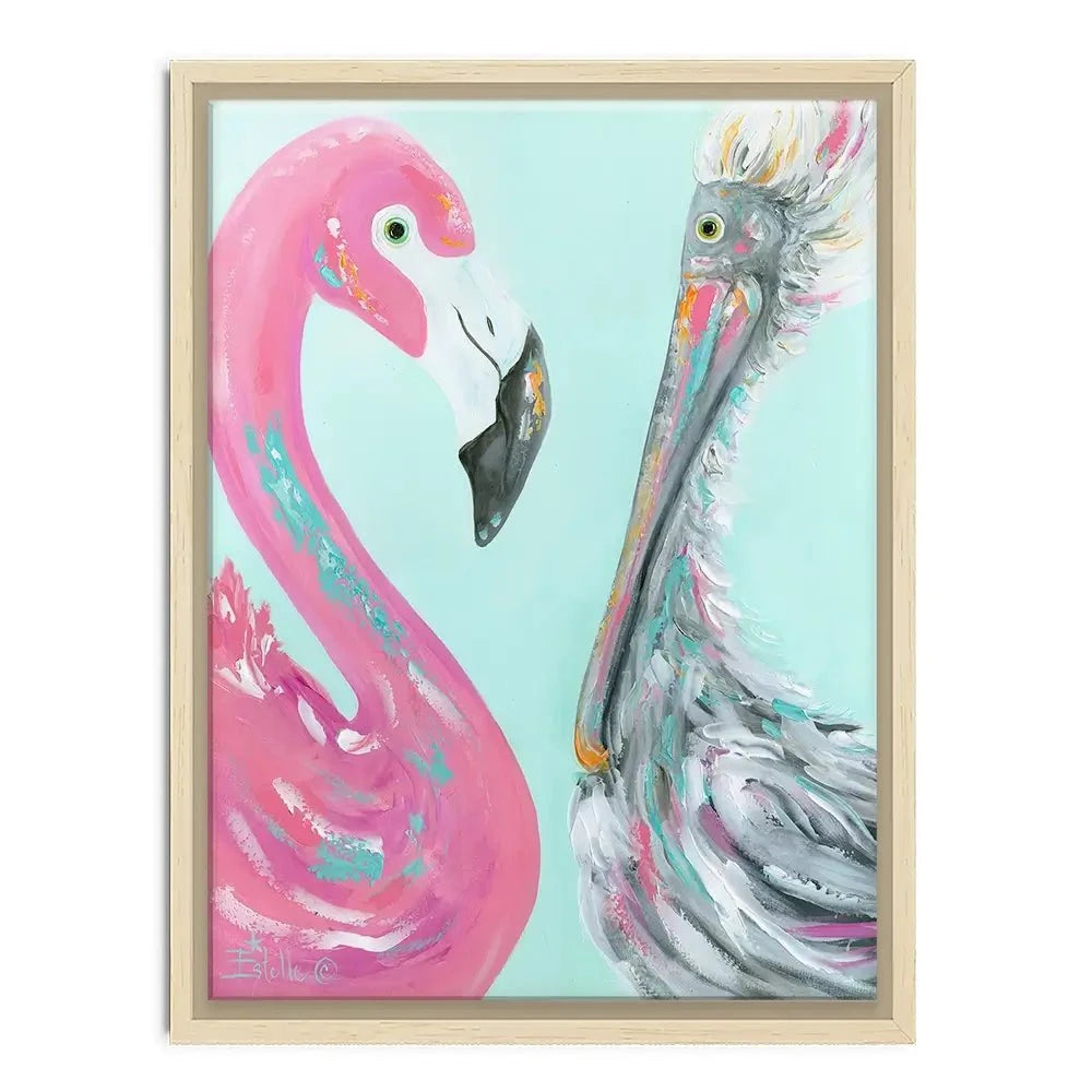 The Odd Couple Canvas Print The Odd Couple Canvas Print wall art product Estelle Grengs - Independent