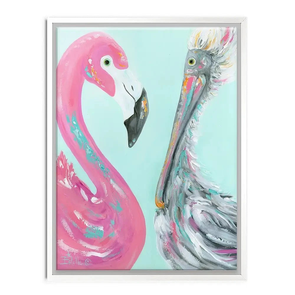The Odd Couple Canvas Print The Odd Couple Canvas Print wall art product Estelle Grengs - Independent